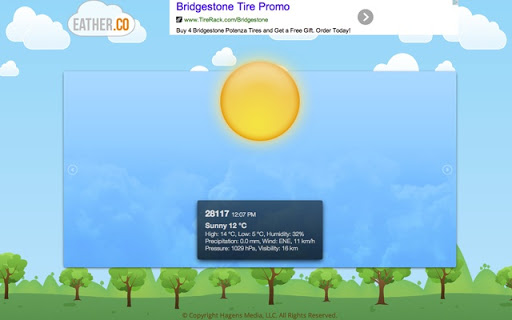 Weather Temperature Screenshot Image