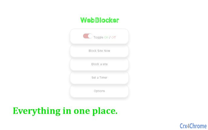 Web Blocker Screenshot Image