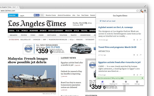 LA Times Screenshot Image