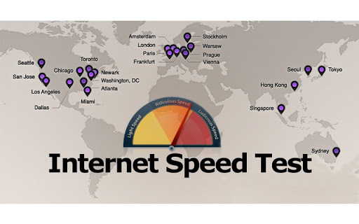Bandwidth & Download Speed Test Screenshot Image