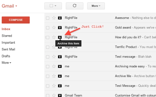 Actions for Gmail Screenshot Image
