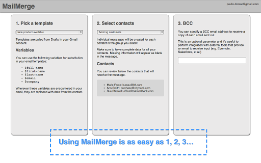 MailMerge Screenshot Image