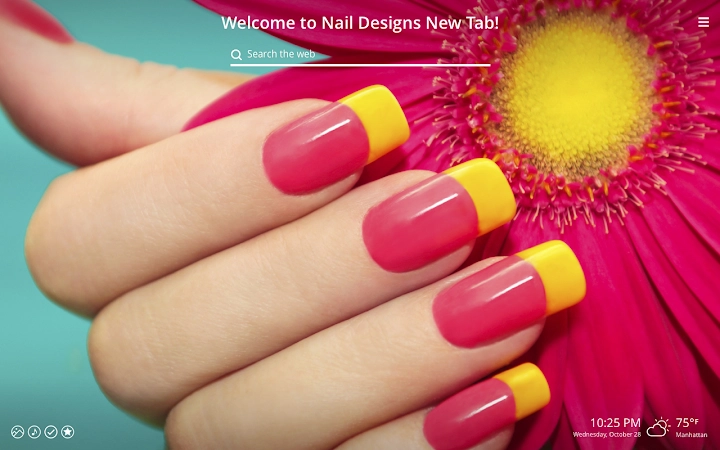 Nail Designs New Tab Screenshot Image