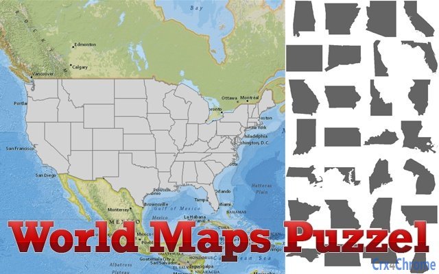World Maps Puzzle Screenshot Image