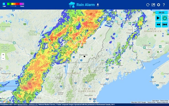 Rain Alarm Screenshot Image