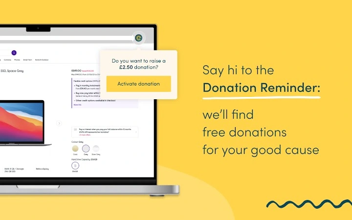 Easyfundraising Donation Reminder Screenshot Image