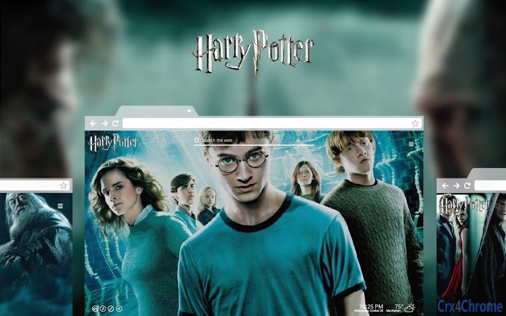 Harry Potter Tribute New Tab Screenshot Image