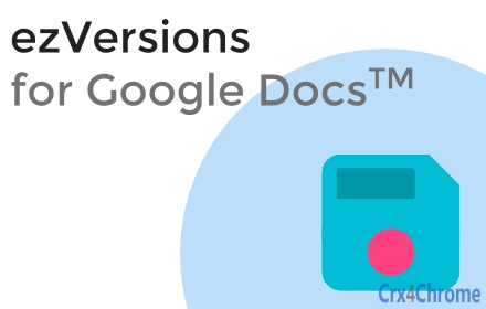 ezVersions for Google Docs