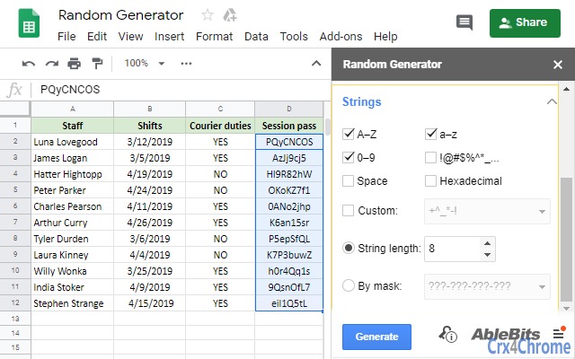 Random Generator Screenshot Image #4