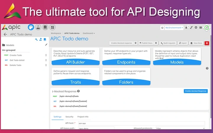 Apic - Complete API Solution Screenshot Image