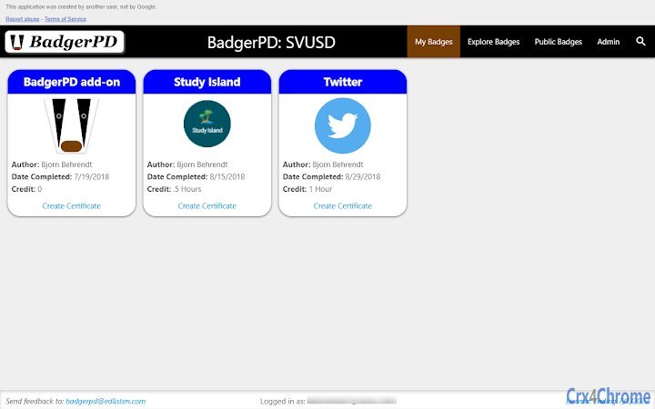 BadgerPD Screenshot Image