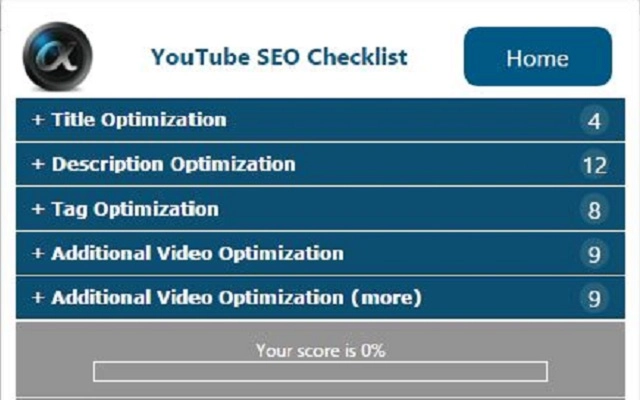YouTube SEO Checklist Screenshot Image