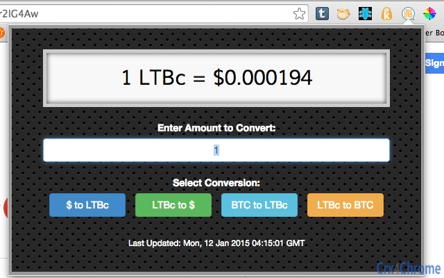 LTBc Calculator Screenshot Image