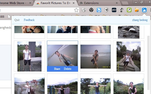 Favorite Pictures To Dropbox Screenshot Image