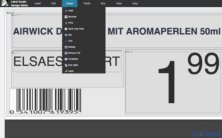 Next Generation Label Printing System Screenshot Image