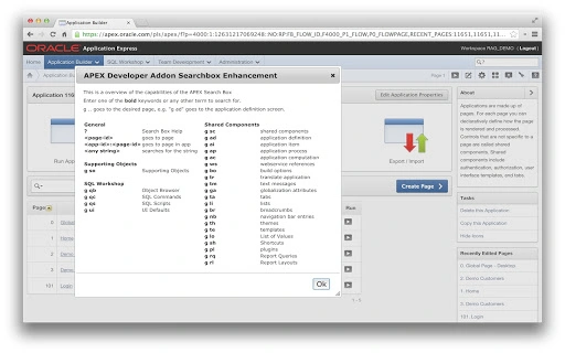 APEX Developer Addon Screenshot Image