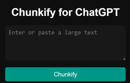 Chunkyfy for ChatGPT Image