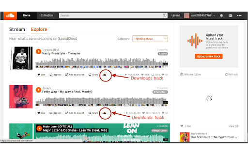 SoundCloud Music Downloader Screenshot Image