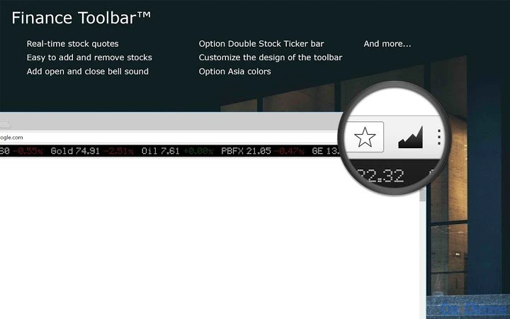 Finance Toolbar Screenshot Image