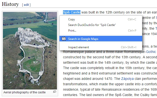 Quick Map Search Screenshot Image