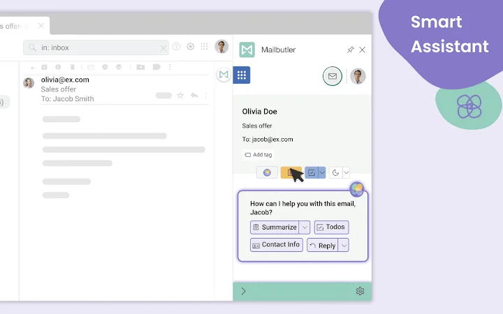 Mailbutler for Gmail Screenshot Image