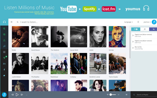 Youmus - Youtube Music Player Screenshot Image