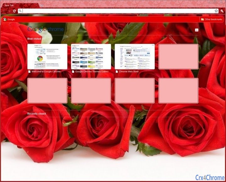 Rose Theme Screenshot Image
