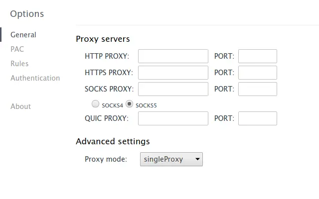 Proxy Helper Screenshot Image