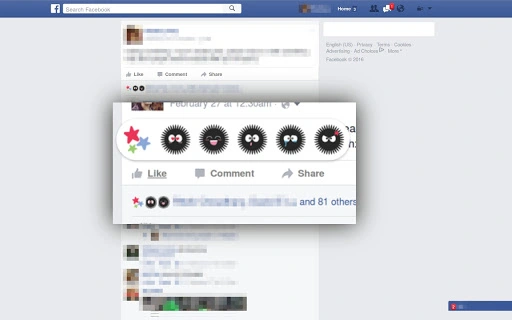 Reaction Packs for Facebook Screenshot Image