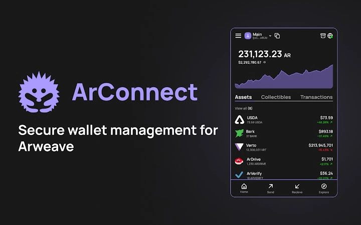 ArConnect Screenshot Image