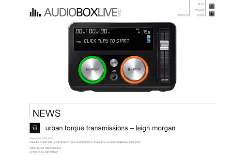 Audioboxlive DJ Radio Screenshot Image