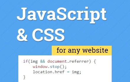 User JavaScript and CSS Image