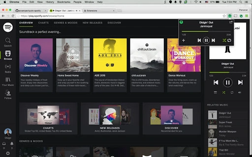 Quickify: Spotify Web Player Shortcuts Screenshot Image