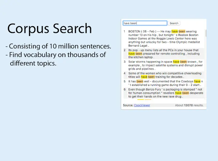 Corpus Search Image