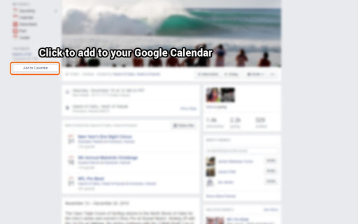 Add Facebook Event to Google Calendar Screenshot Image