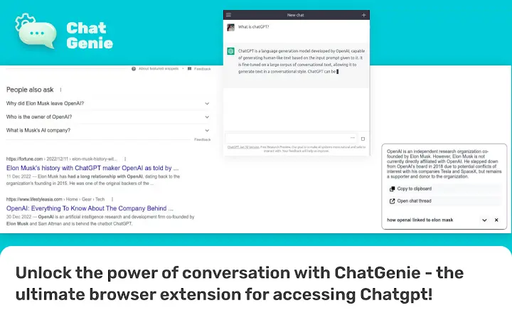 ChatGenie for Chatgpt Screenshot Image #1