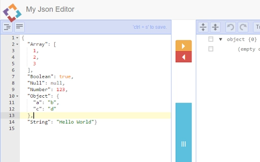 My JSON Editor Screenshot Image
