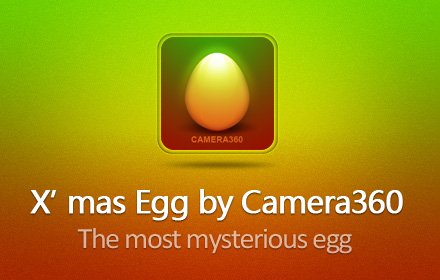 Camera360 X’mas Egg Image