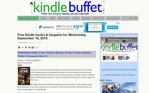 Kindle Buffet Screenshot Image