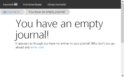 Journalist Local Journal Screenshot Image