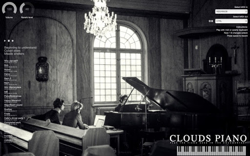 Clouds piano Screenshot Image