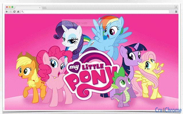 My Little Pony (MLP) Wallpaper   MLP Theme Screenshot Image