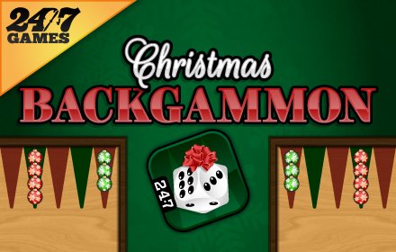 Christmas Backgammon Image