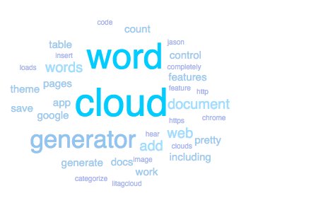 Word Cloud Web App