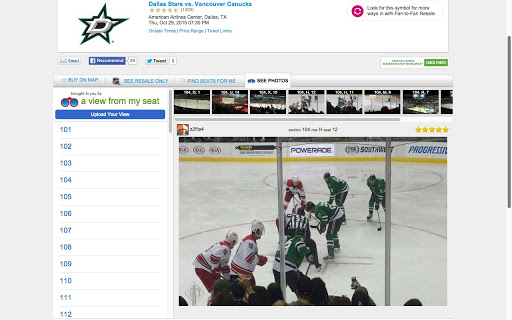 A View From My Seat for TicketMaster.com Screenshot Image #1