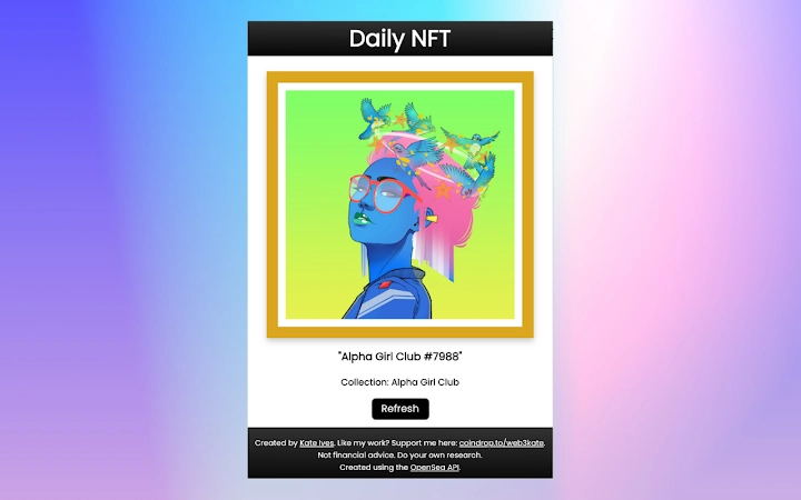Daily NFT Image