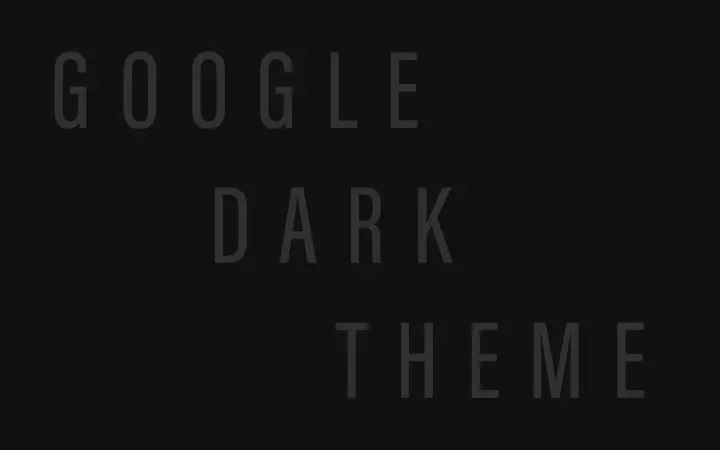 Google Dark Theme Screenshot Image