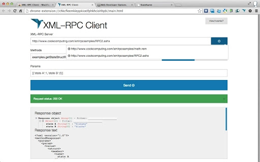 XML-RPC Client Screenshot Image