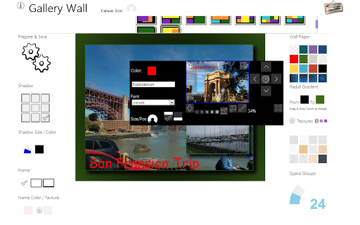 Gallery Wall Screenshot Image