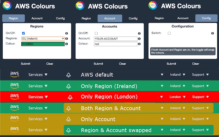 AWS Colours Screenshot Image